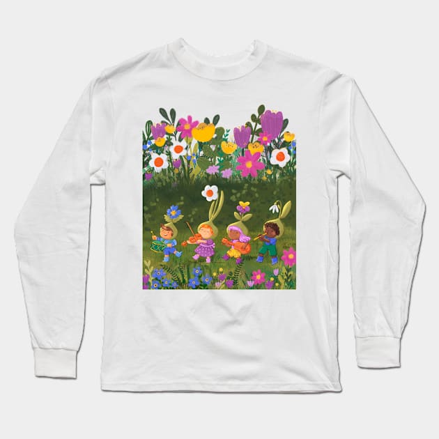 spring  parade Long Sleeve T-Shirt by LeFacciotte